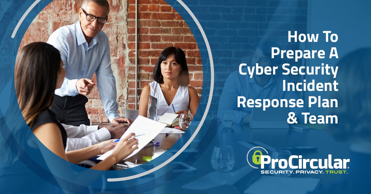 How To Prepare A Cyber Security Incident Response Plan Incident Response Team For A Cyber Attack